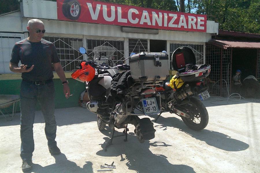 Petrol station, Romania 2013